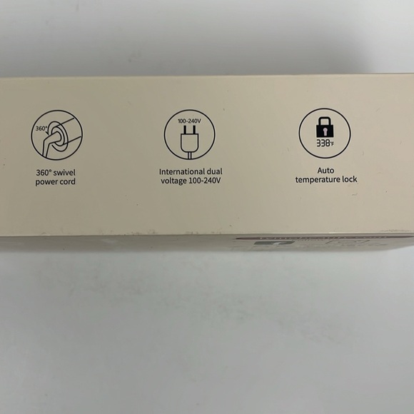 TYMO Ring Hair Straightening Comb 5 Temperature Levels Dual Voltage Electric - Picture 5 of 7